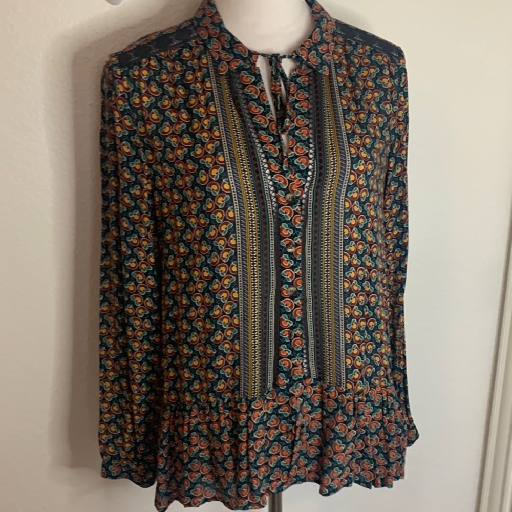 Maeve by Anthropologie Long Sleeve Bohemian, 0
